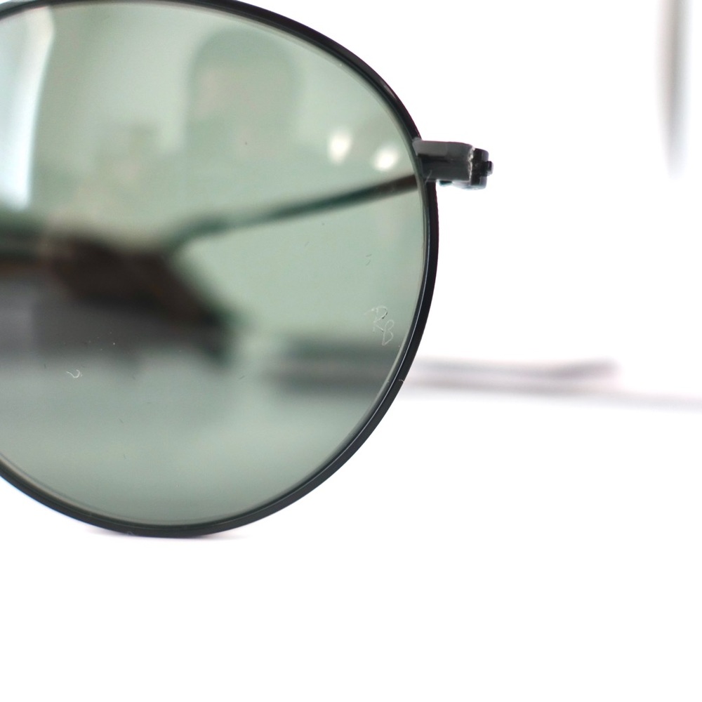 Ray Ban 🔥 Round RB3447 002 Round Metal Black - Picture 5 of 8